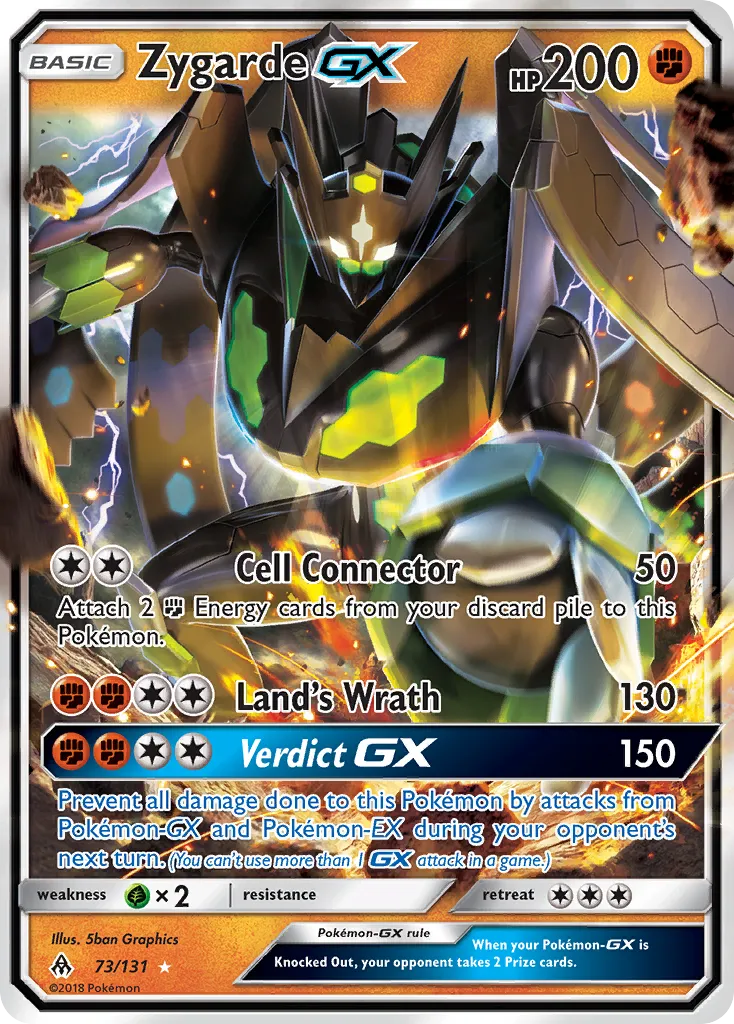 Zygarde GX — SM - Forbidden Light — Pokémon