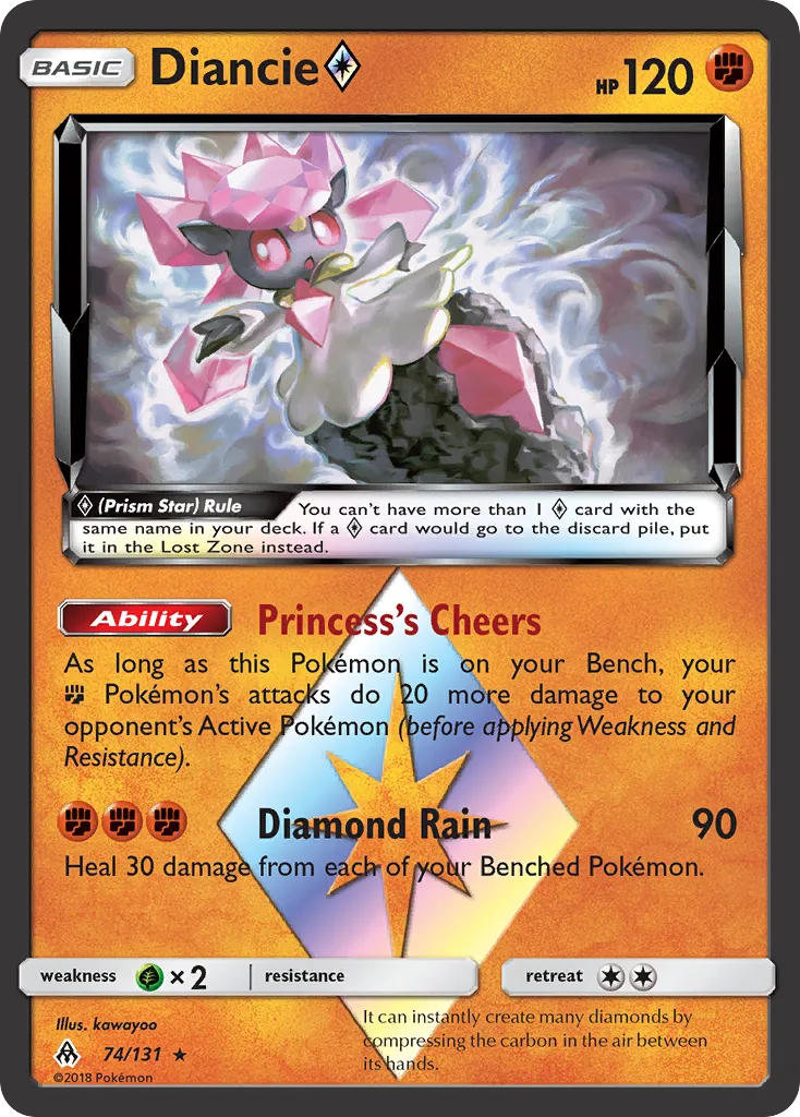 Diancie Prism Star — SM - Forbidden Light — Pokemon