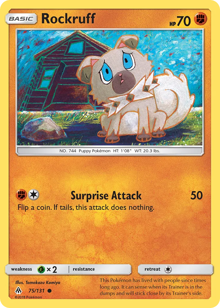 Rockruff — SM - Forbidden Light — Pokemon