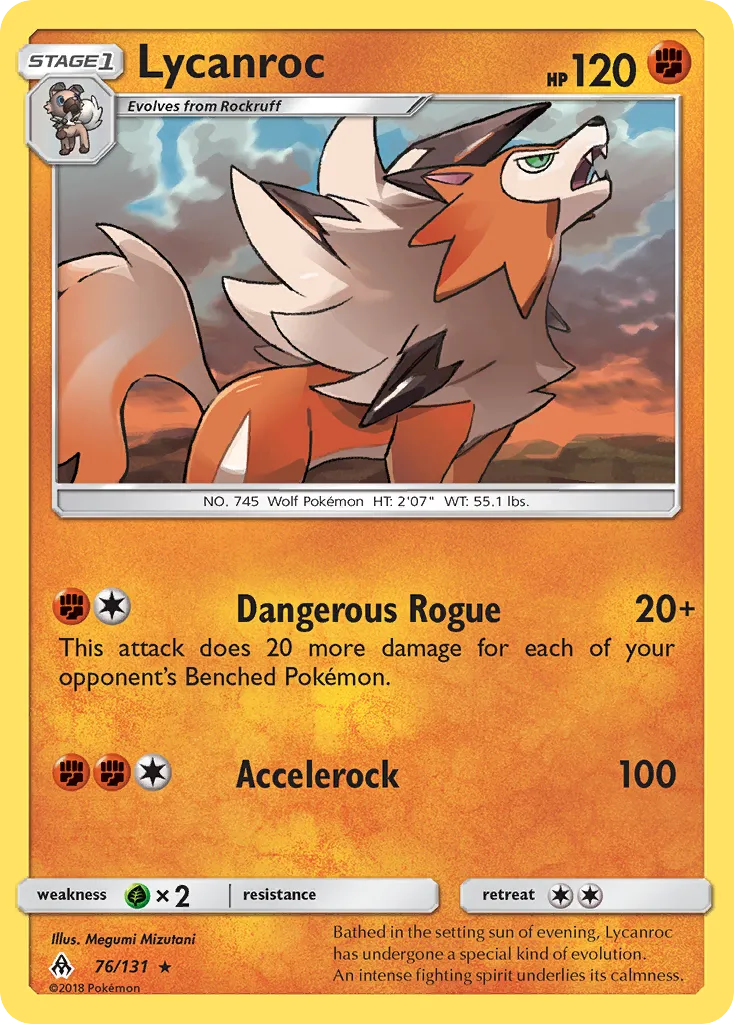 Lycanroc — SM - Forbidden Light — Pokemon