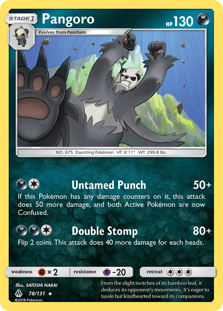 Pangoro — SM - Forbidden Light — Pokémon