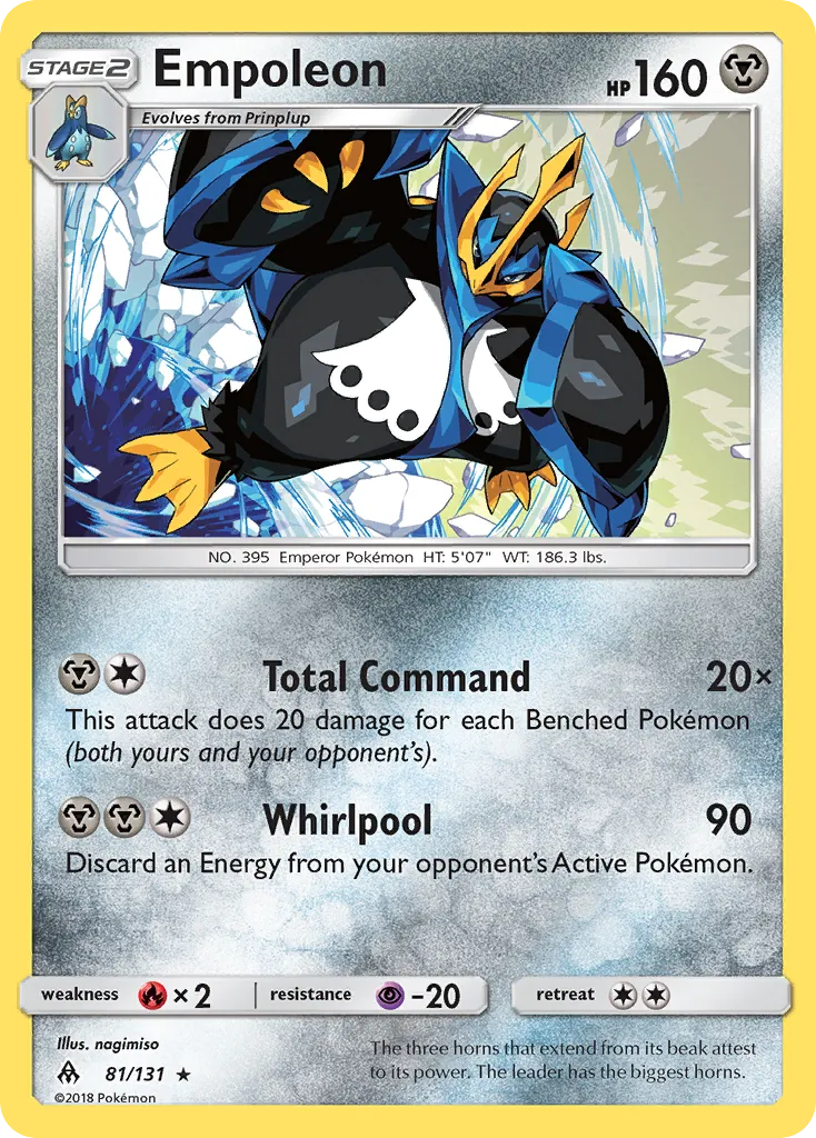 Empoleon — SM - Forbidden Light — Pokemon