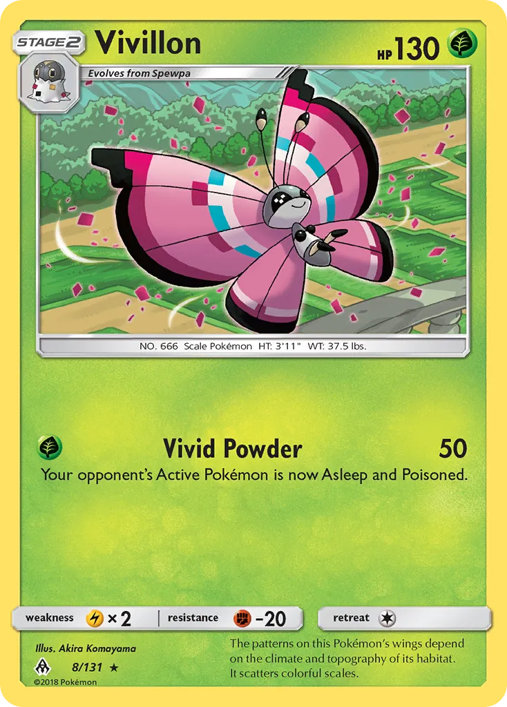 Vivillon — SM - Forbidden Light — Pokemon