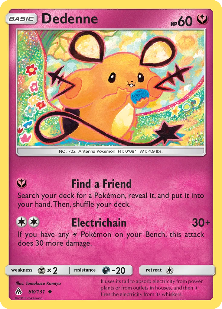 Dedenne — SM - Forbidden Light — Pokemon