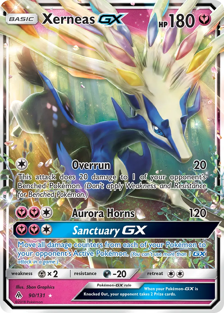 Xerneas GX — SM - Forbidden Light — Pokémon