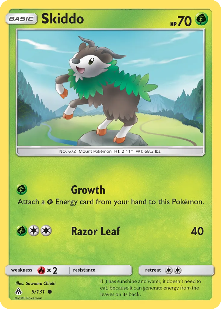 Skiddo — SM - Forbidden Light — Pokémon