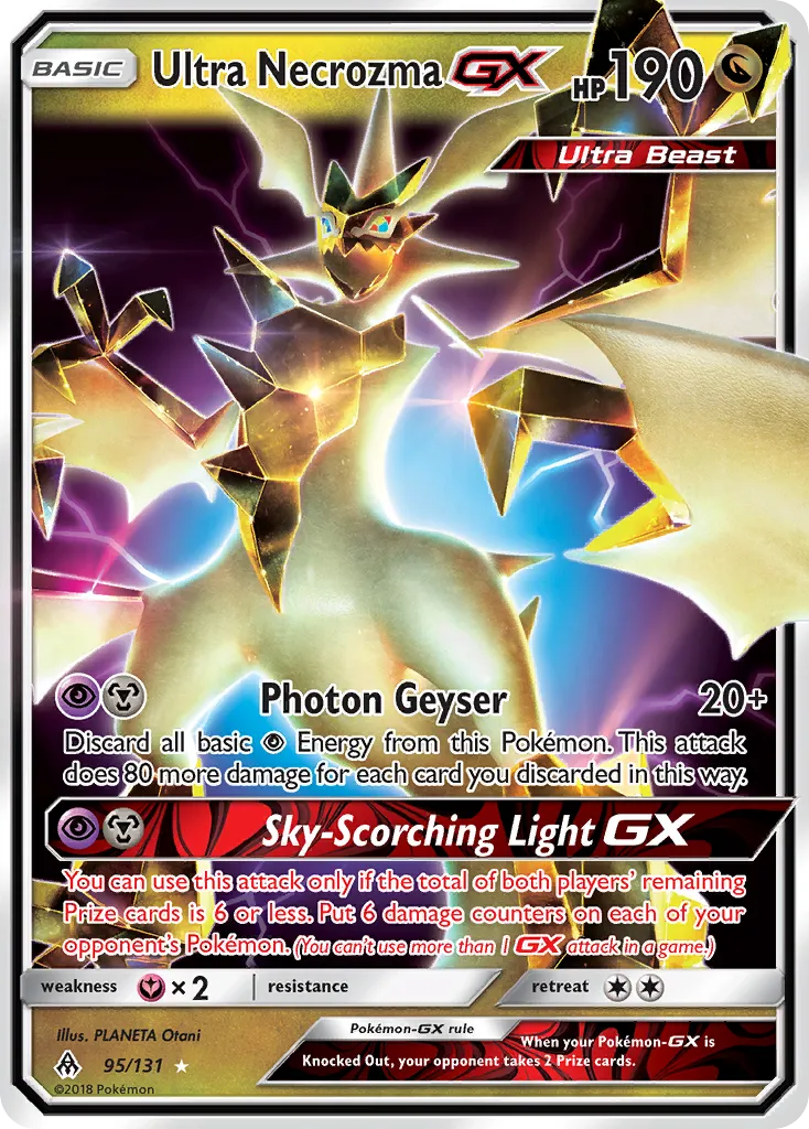 Ultra Necrozma GX — SM - Forbidden Light — Pokémon