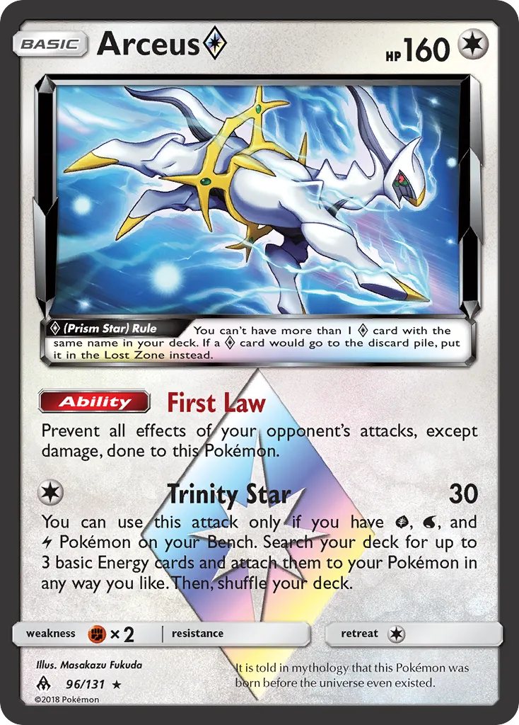Arceus Prism Star — SM - Forbidden Light — Pokemon