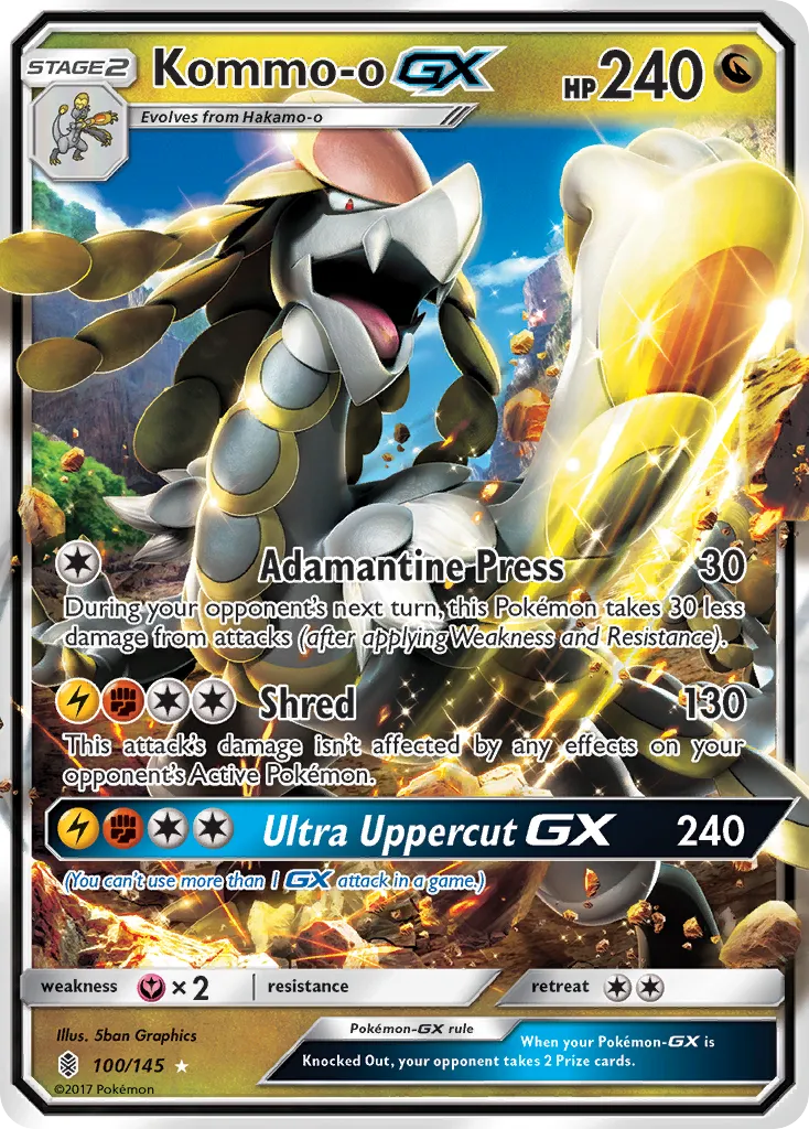 Kommo-o GX — SM - Guardians Rising — Pokémon