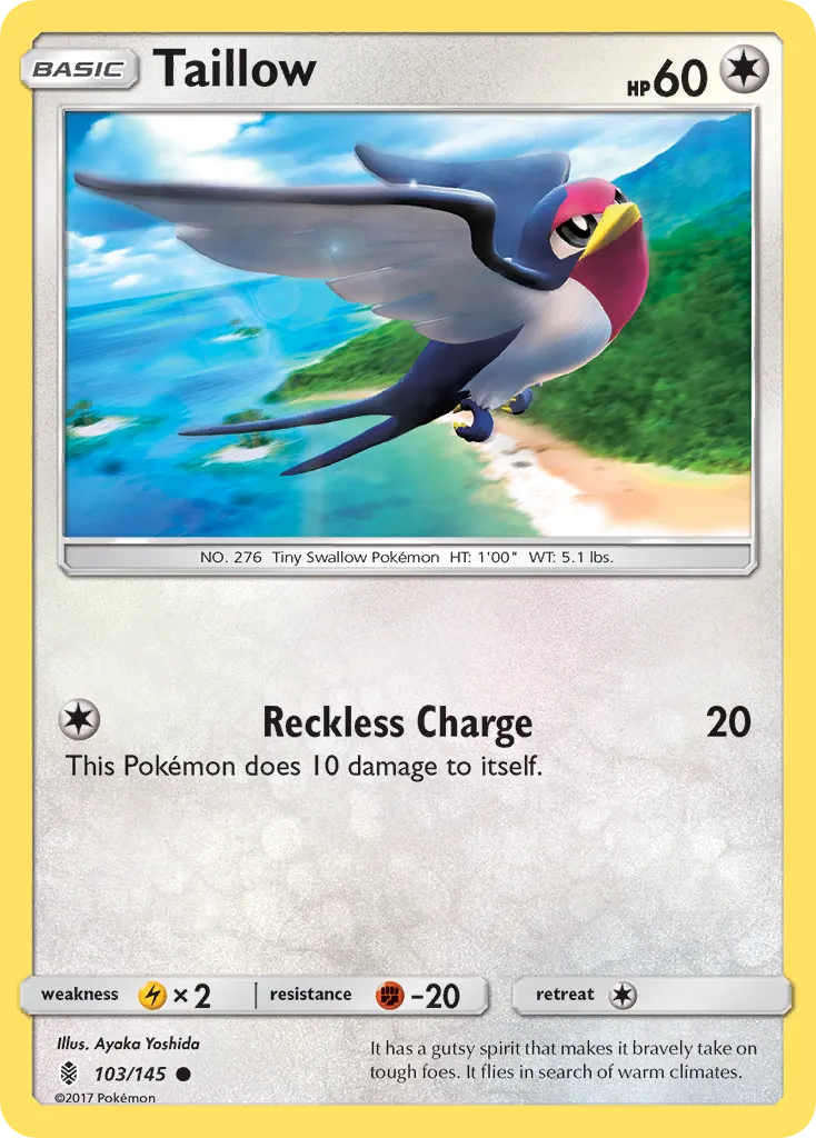 Taillow — SM - Guardians Rising — Pokemon