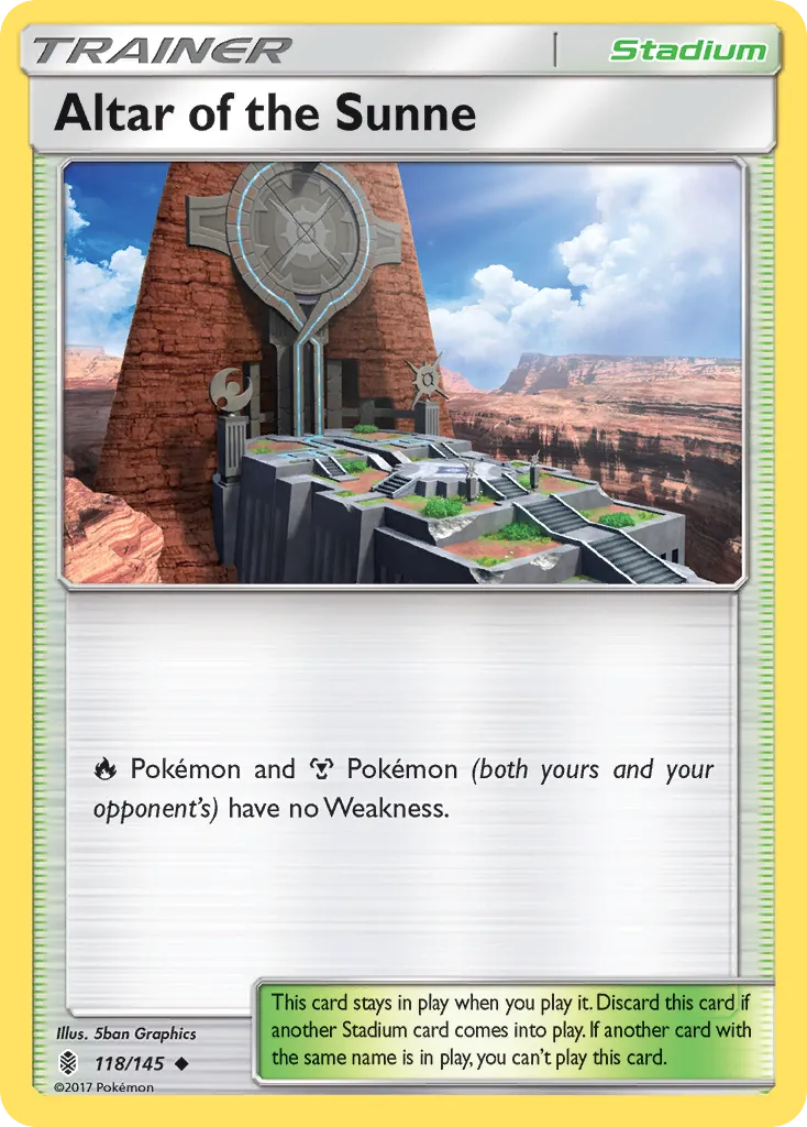 Autel du Soleil — SM - Guardians Rising — Pokemon
