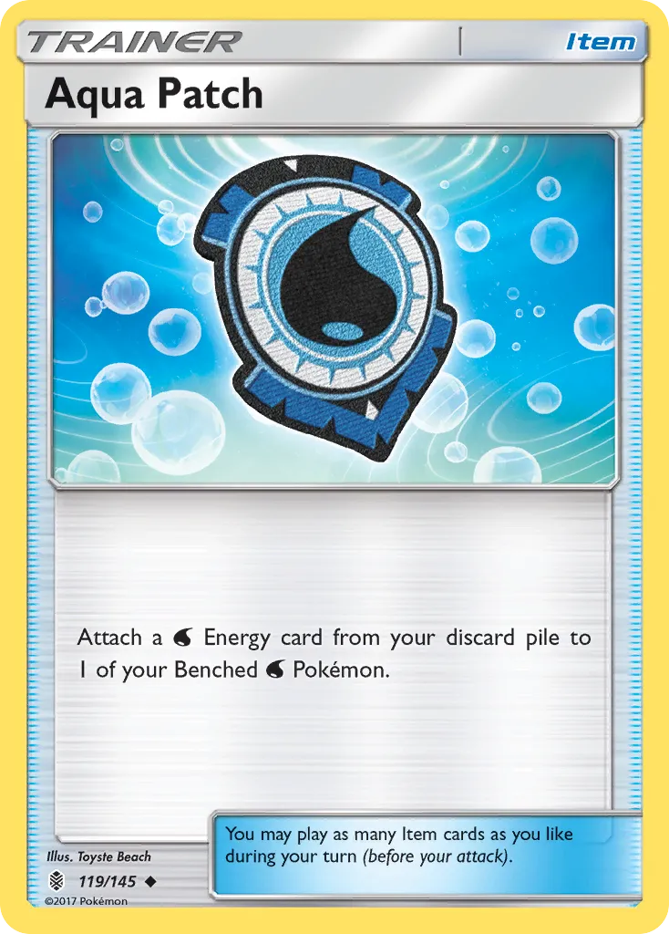 Aqua Patch — SM - Guardians Rising — Pokémon