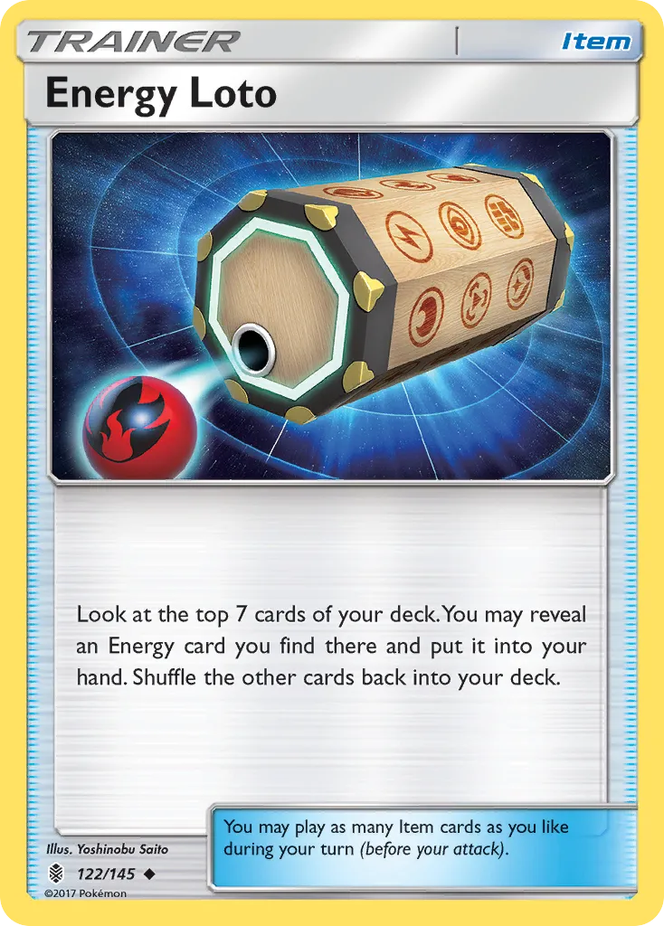 Energy Loto — SM - Guardians Rising — Pokémon