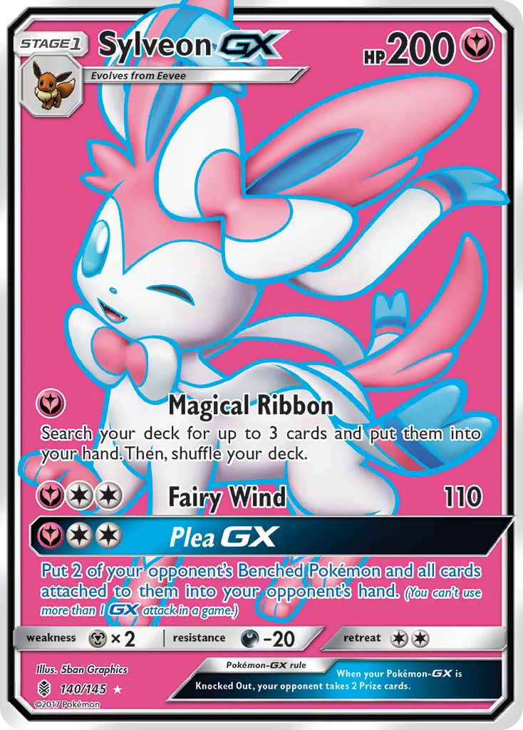Sylveon GX — SM - Guardians Rising — Pokémon