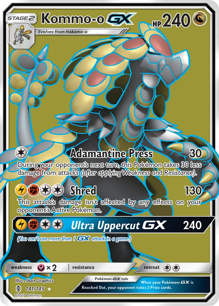 Kommo-o GX — SM - Guardians Rising — Pokémon