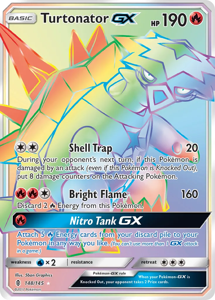 Turtonator GX — SM - Guardians Rising — Pokemon