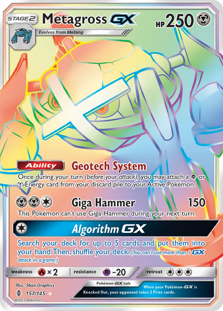 Metagross GX — SM - Guardians Rising — Pokémon