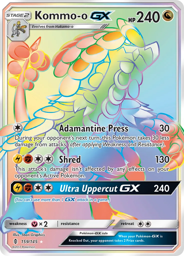 Kommo-o GX — SM - Guardians Rising — Pokémon
