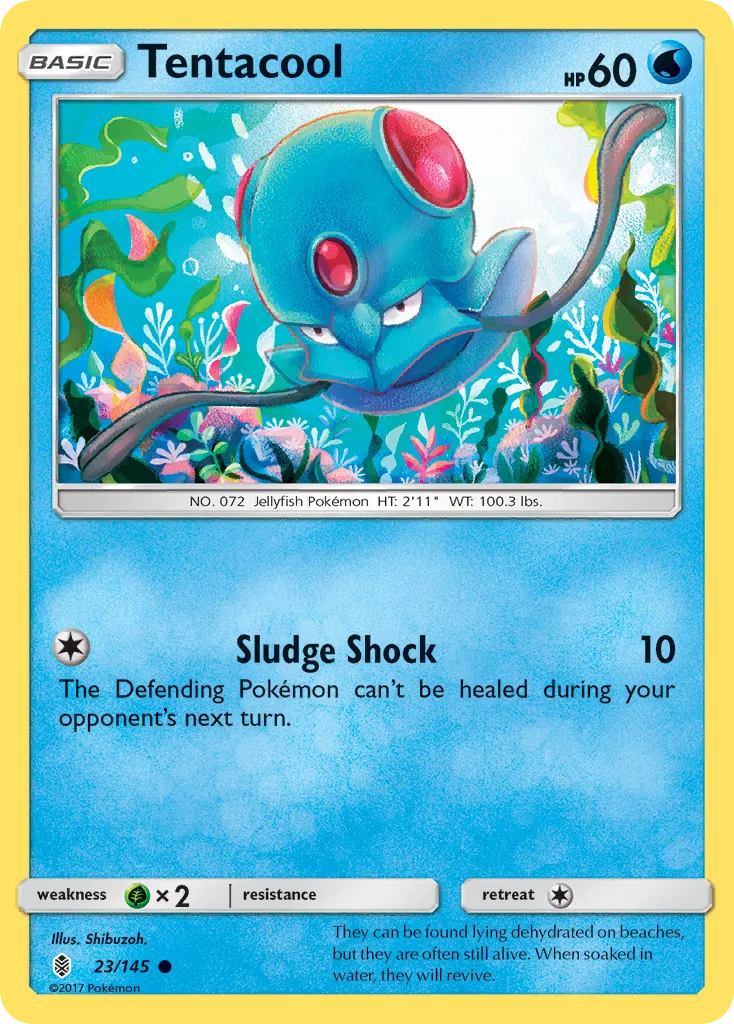 Tentacool — SM - Guardians Rising — Pokémon