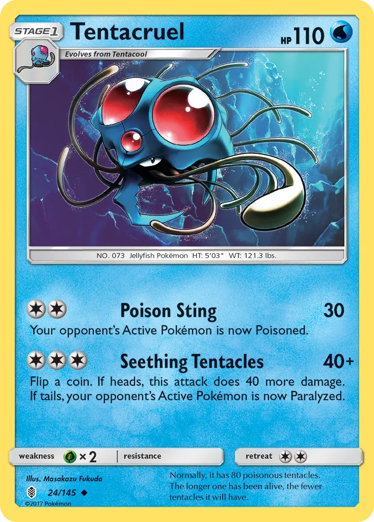 Tentacruel — SM - Guardians Rising — Pokémon