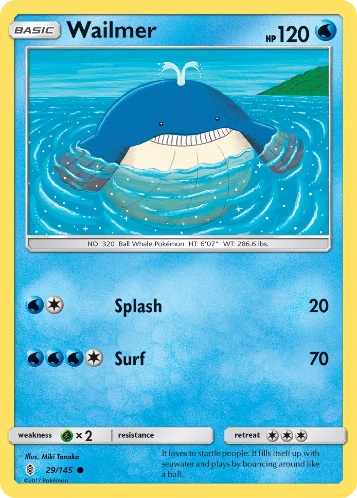 Wailmer — SM - Guardians Rising — Pokémon