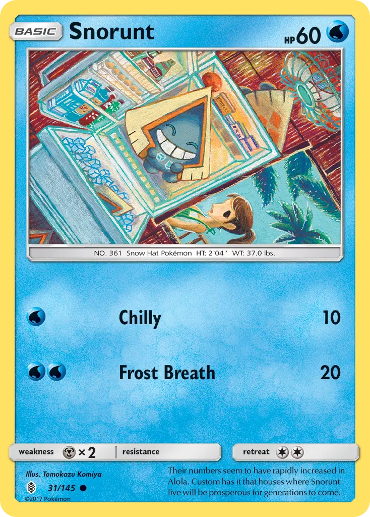 Snorunt — SM - Guardians Rising — Pokémon