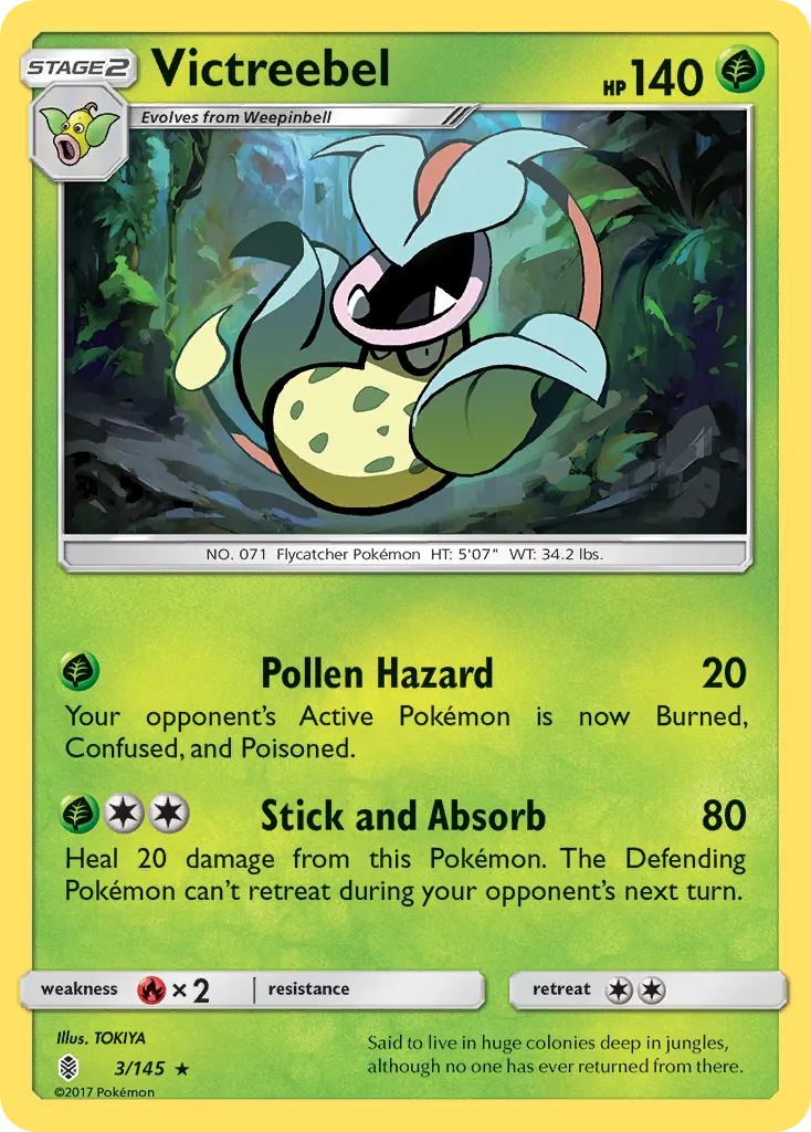 Victreebel — SM - Guardians Rising — Pokémon