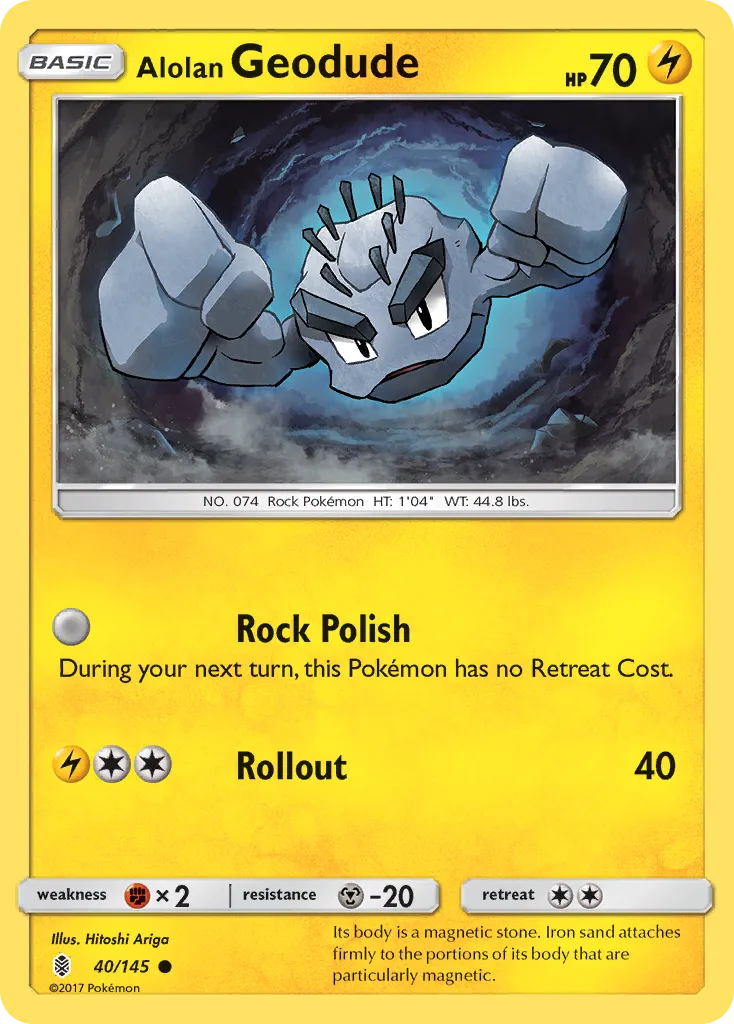 Racaillou d'Alola — SM - Guardians Rising — Pokemon