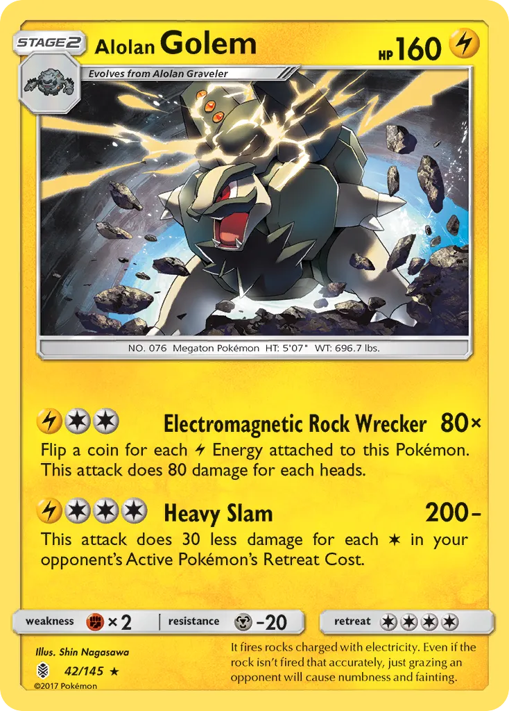 Grolem d'Alola — SM - Guardians Rising — Pokemon