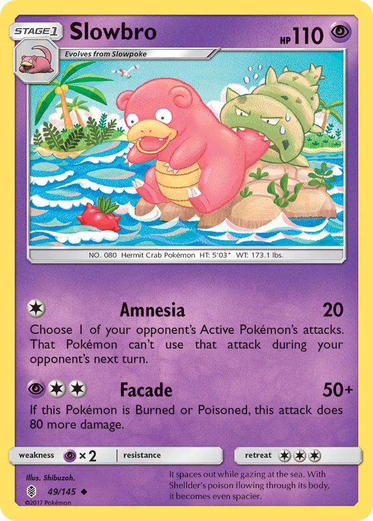 Slowbro from SM - Guardians Rising - Pokemon