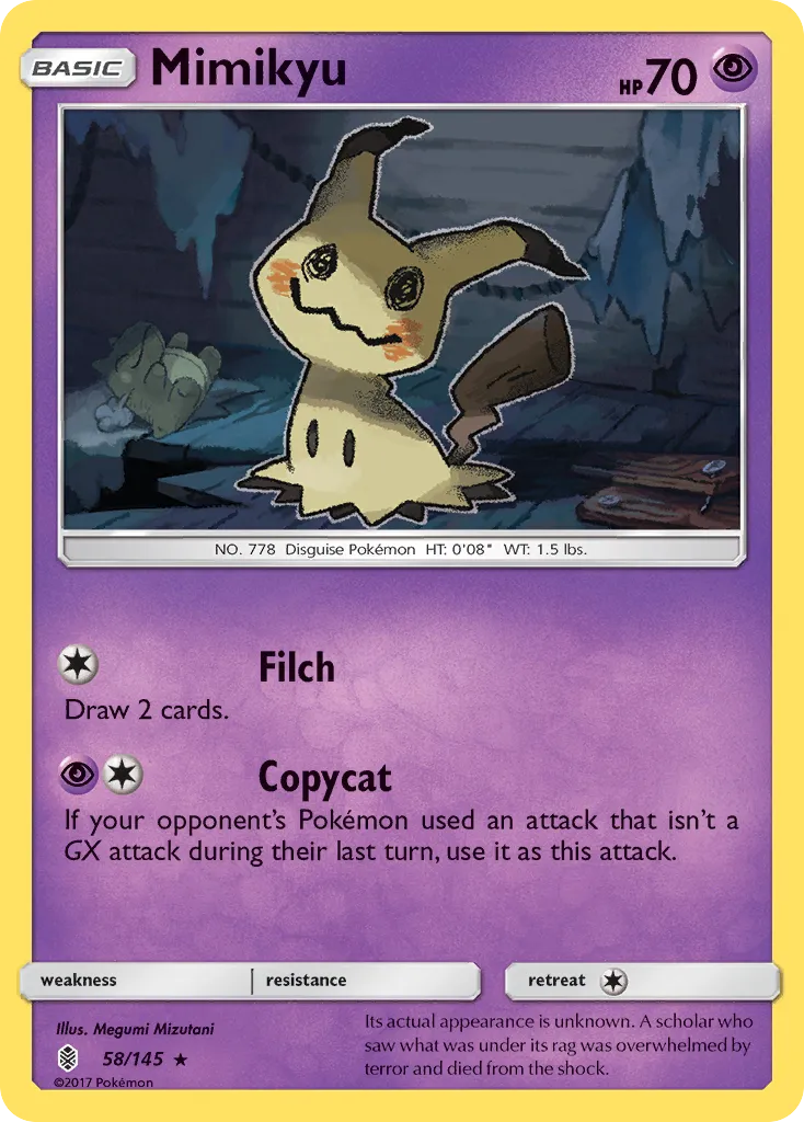 Mimikyu — SM - Guardians Rising — Pokemon