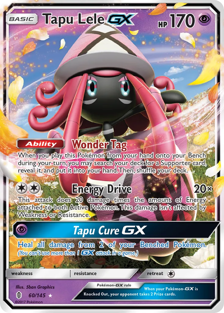 Tapu Lele GX — SM - Guardians Rising — Pokemon