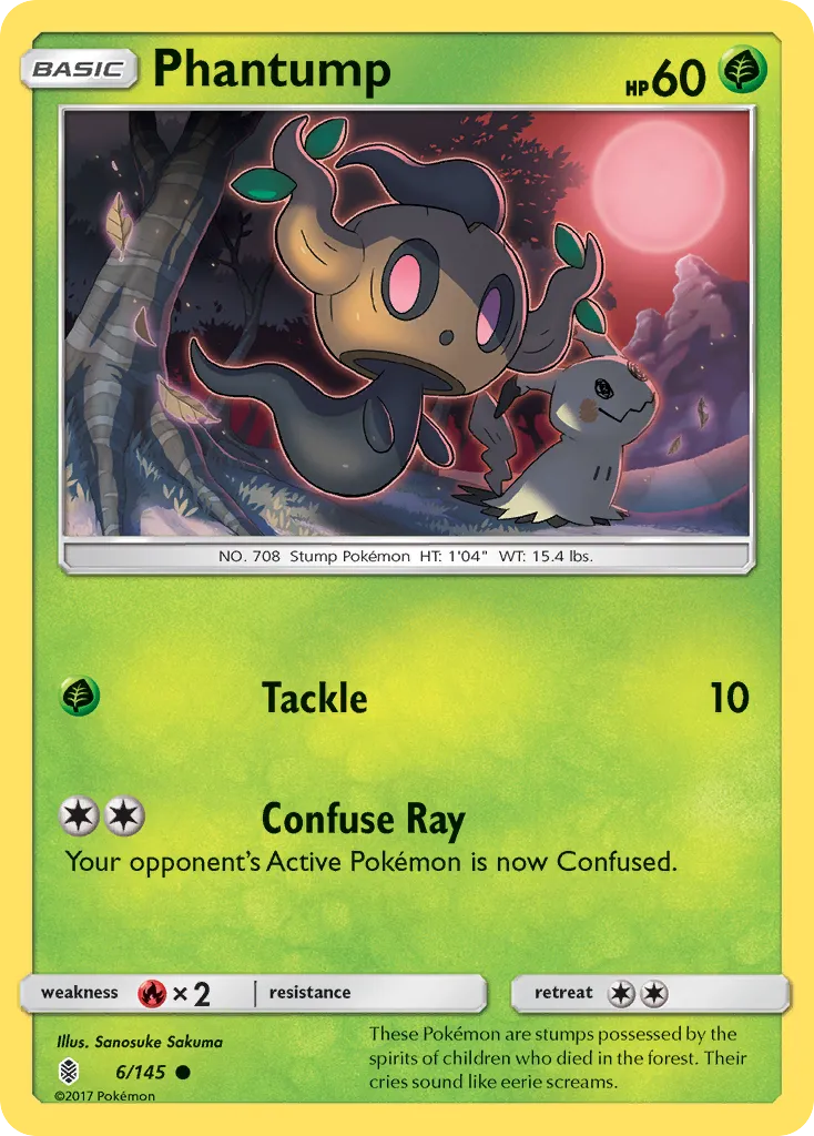 Phantump — SM - Guardians Rising — Pokémon