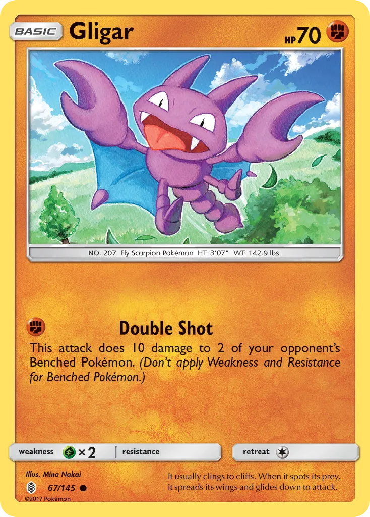 Gligar — SM - Guardians Rising — Pokémon