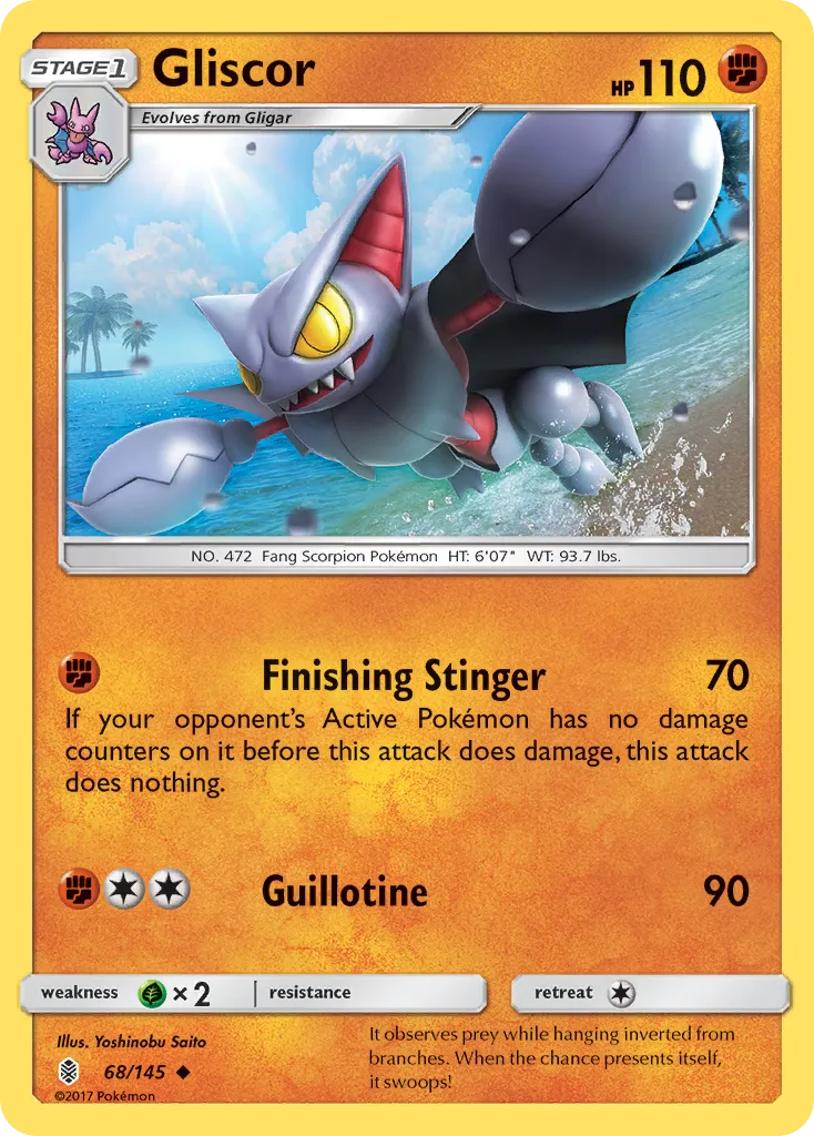 Gliscor — SM - Guardians Rising — Pokémon