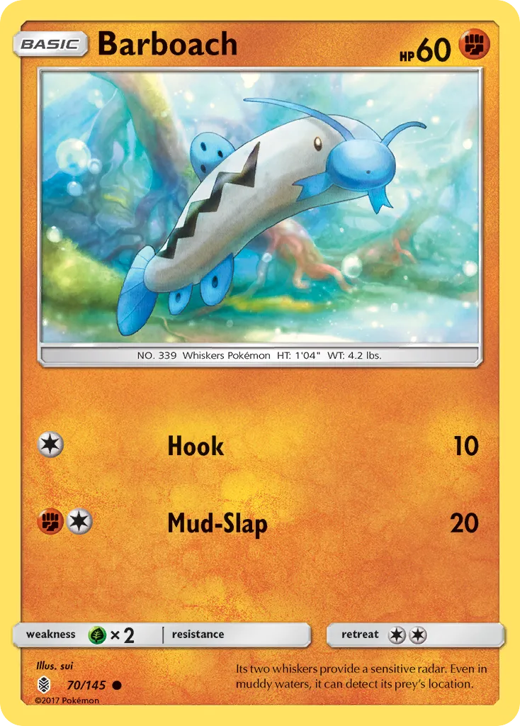 Barboach — SM - Guardians Rising — Pokémon