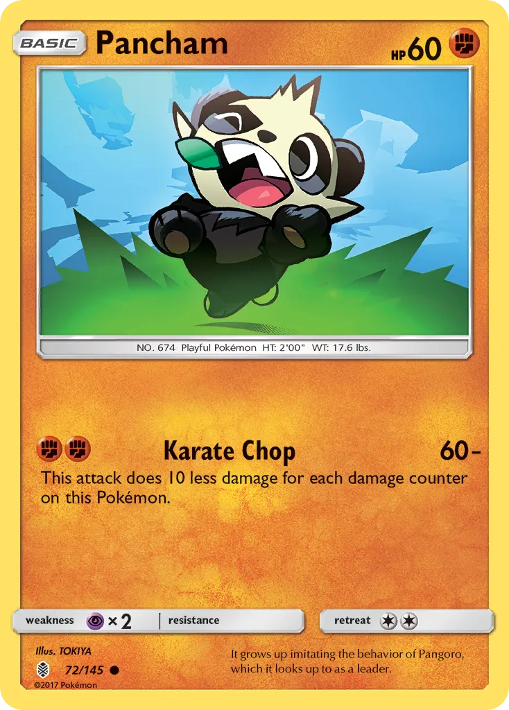Pancham — SM - Guardians Rising — Pokémon