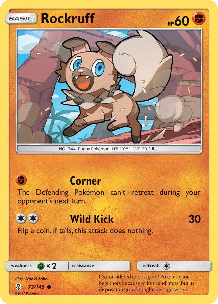 Rockruff — SM - Guardians Rising — Pokémon