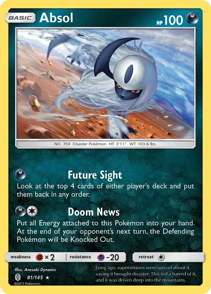 Absol — SM - Guardians Rising — Pokemon