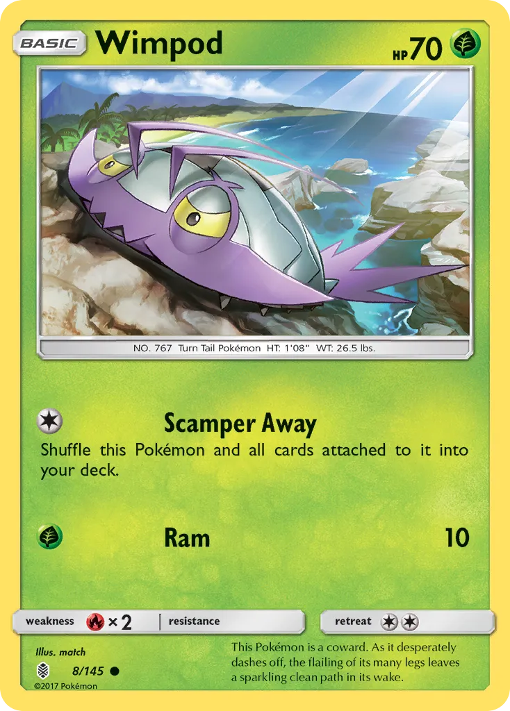 Wimpod — SM - Guardians Rising — Pokémon