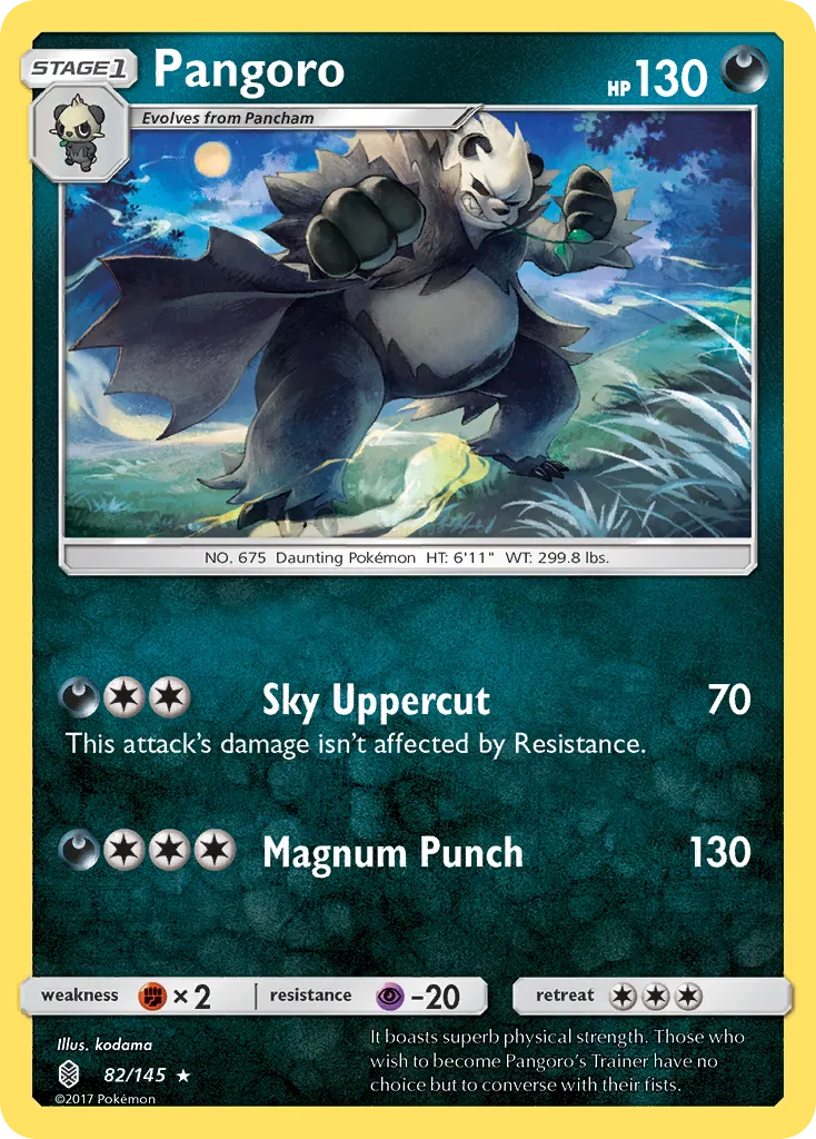 Pandarbare — SM - Guardians Rising — Pokémon