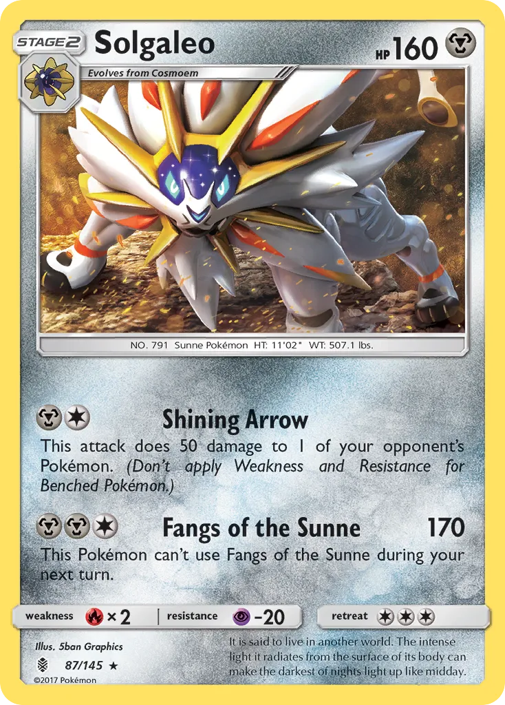 Solgaleo — SM - Guardians Rising — Pokémon