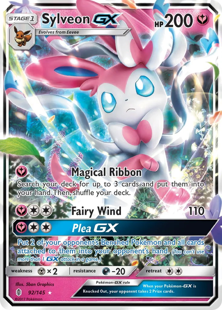Sylveon GX — SM - Guardians Rising — Pokémon