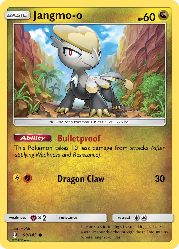 Jangmo-o — SM - Guardians Rising — Pokémon