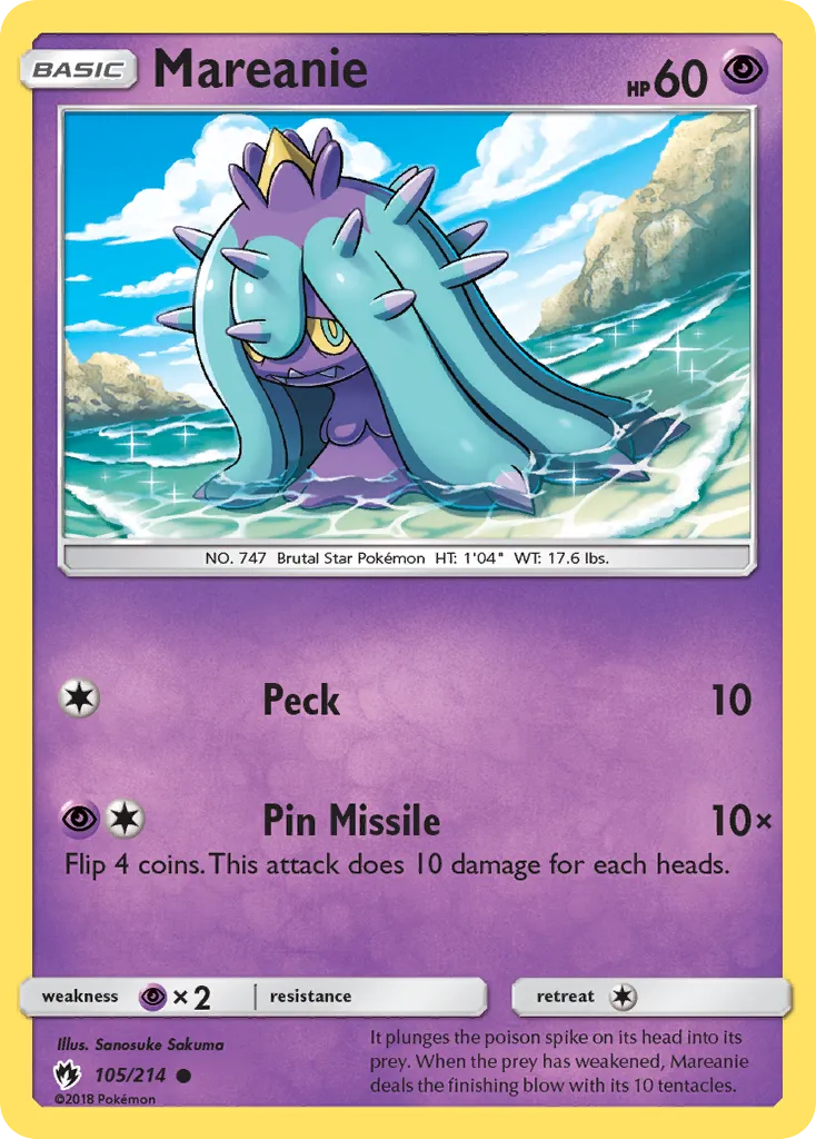 Mareanie — SM - Lost Thunder — Pokemon
