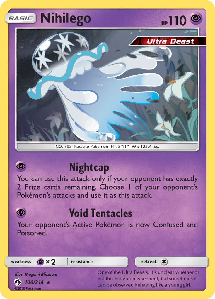 Nihilego — SM - Lost Thunder — Pokemon