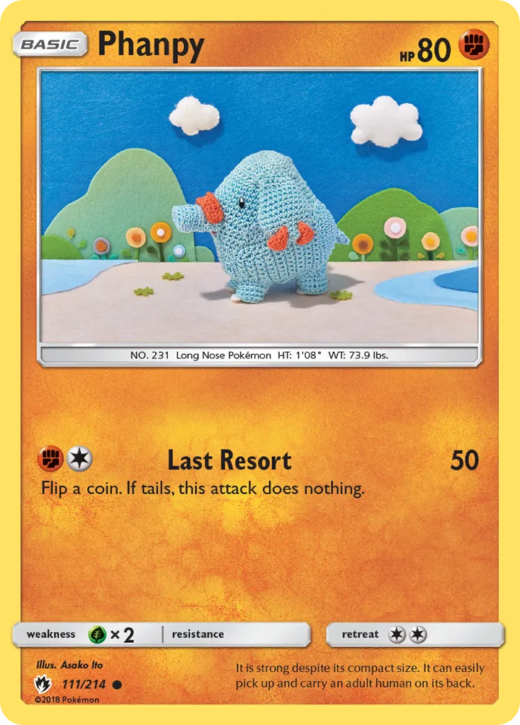 Phanpy — SM - Lost Thunder — Pokemon