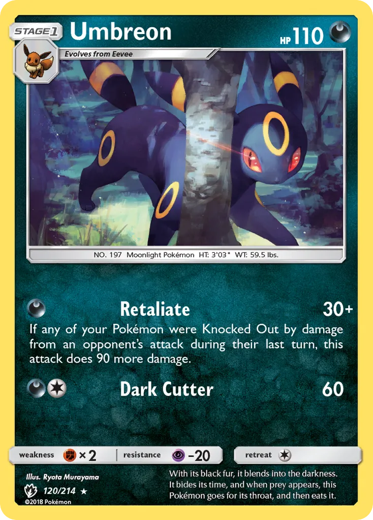 Umbreon — SM - Lost Thunder — Pokemon