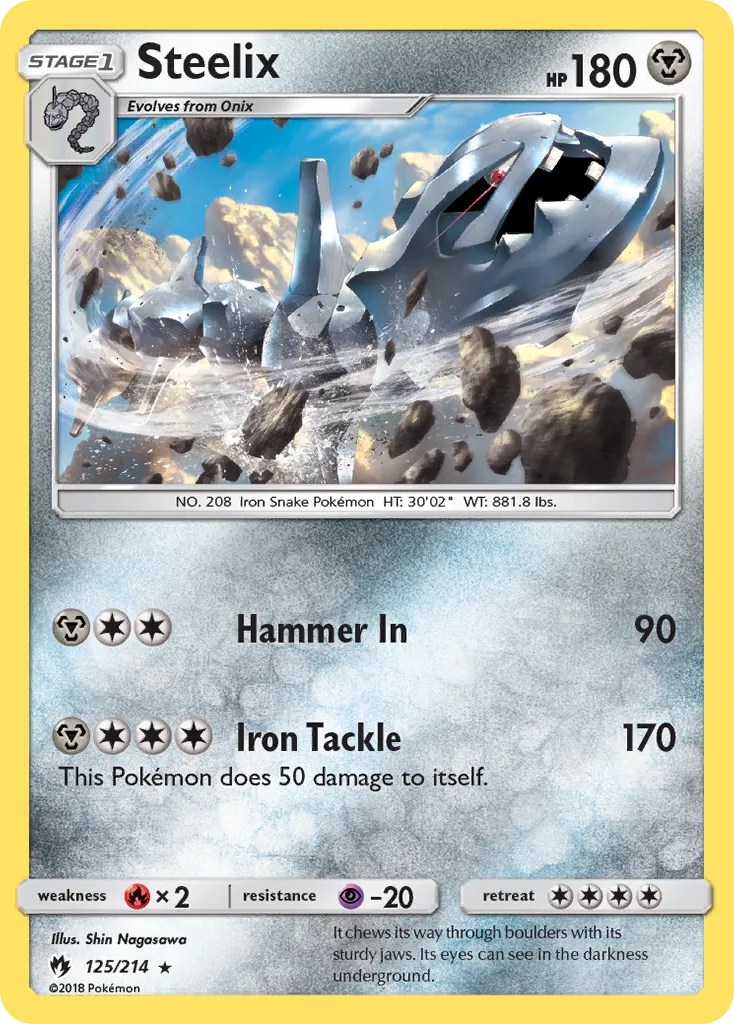 Steelix — SM - Lost Thunder — Pokemon