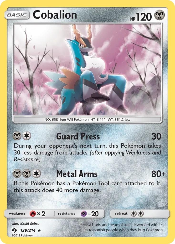 Cobalion — SM - Lost Thunder — Pokémon